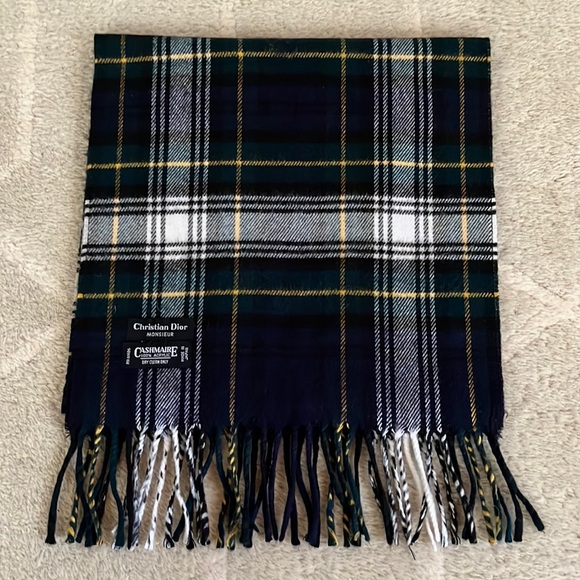 Dior Other - Christian Dior Monsieur Plaid Scarf
